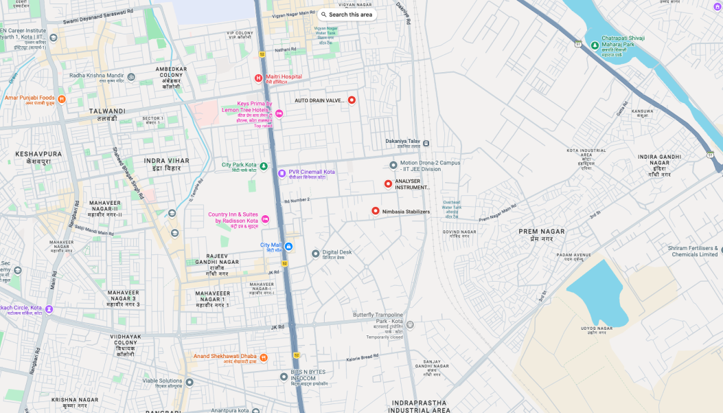 Corporate Office & Factory Locations Map